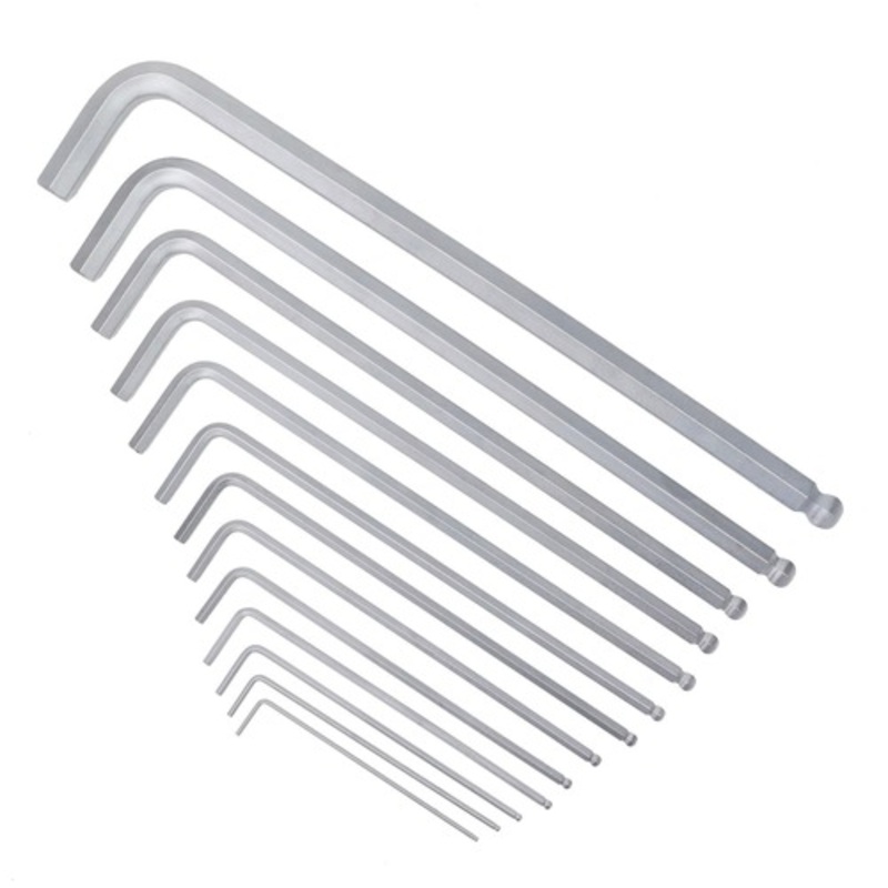 Wiha Tools 13-Piece ErgoStar Ball End Inch Hex L-Key Set - 66988