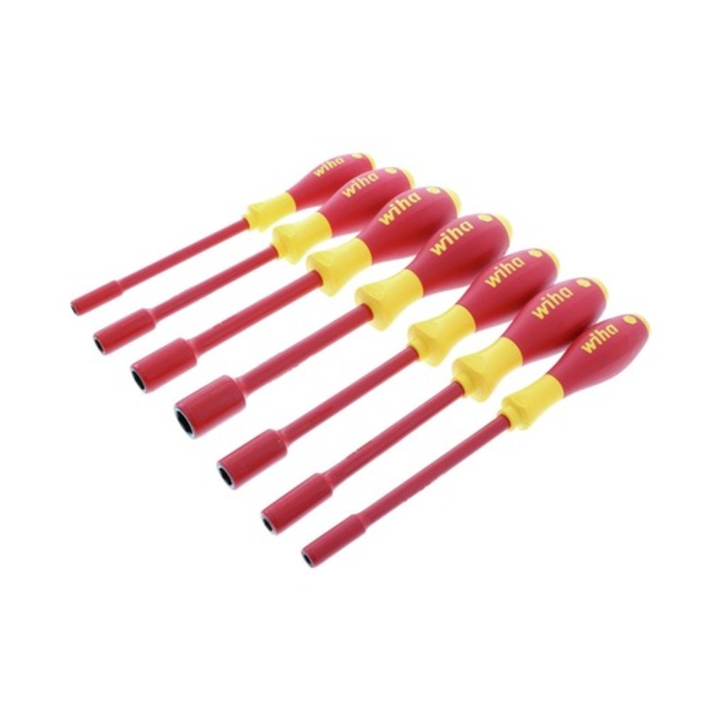Wiha Tools (7-Piece) Insulated SoftFinish Inch Nut Driver Set - 32294
