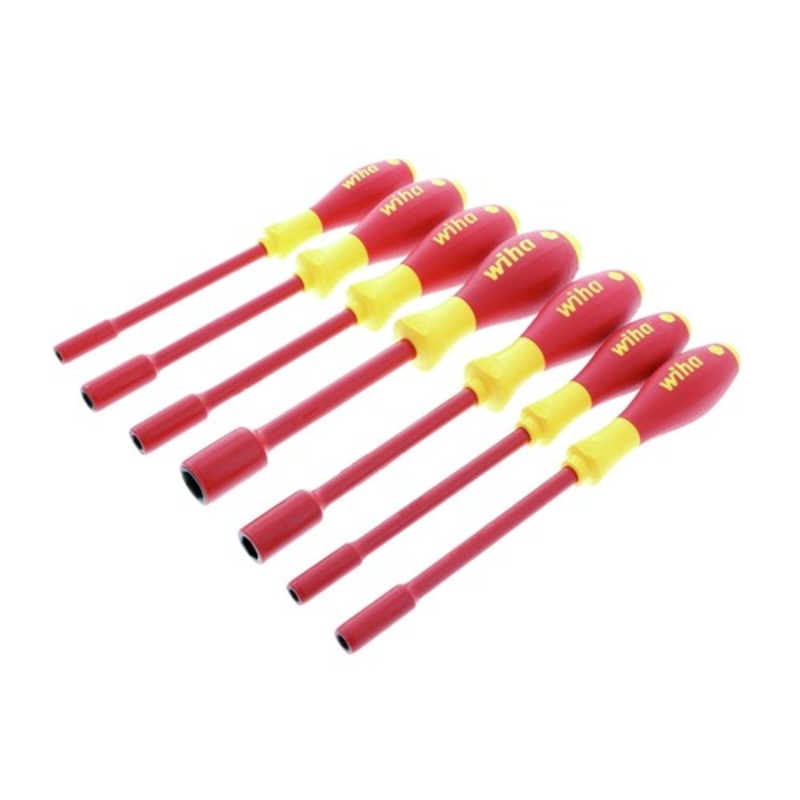 Wiha Tools (7-Piece) Insulated SoftFinish Metric Nut Driver Set - 32293