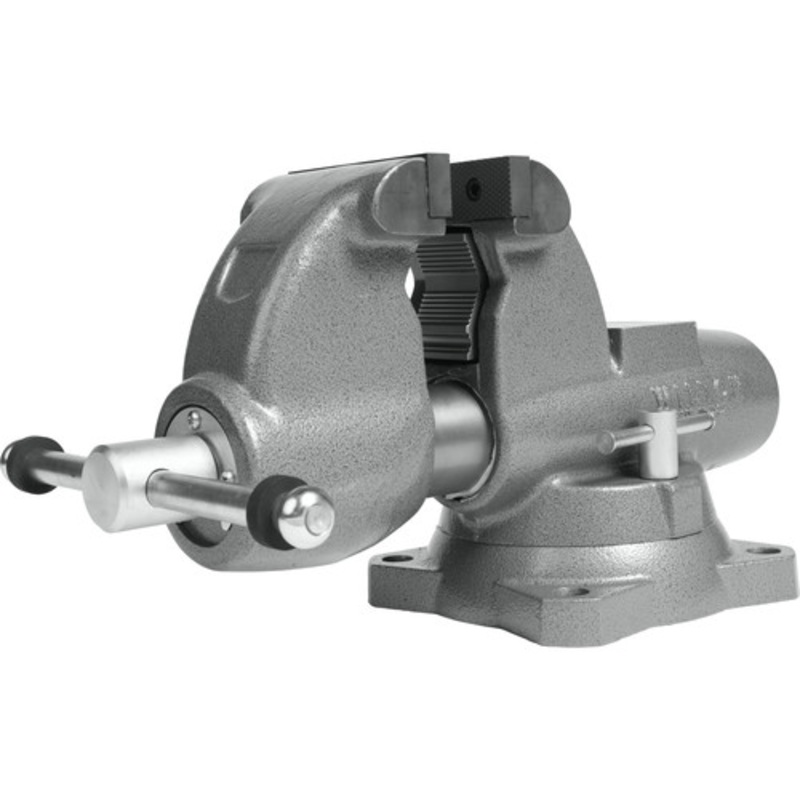 Wilton C-1 Combination Pipe and Bench 4-1/2 in. Jaw Round Channel Vise with Swivel Base - WL9-28826