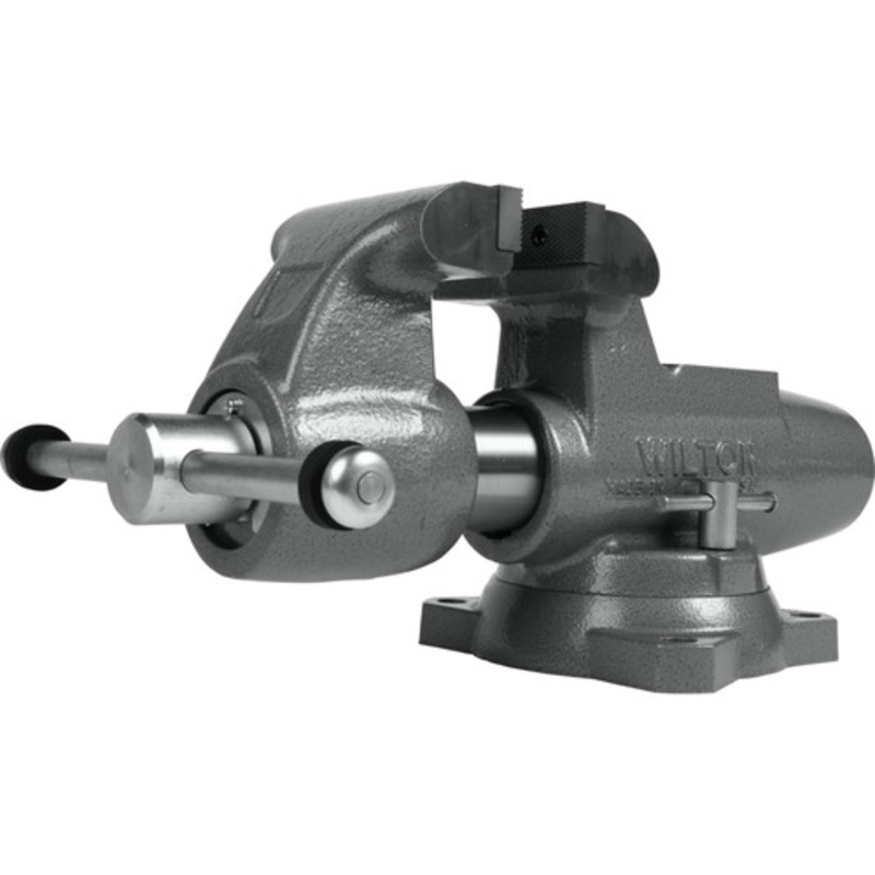 Wilton Machinist 5 in. Jaw Round Channel Vise with Swivel Base - WL9-28832