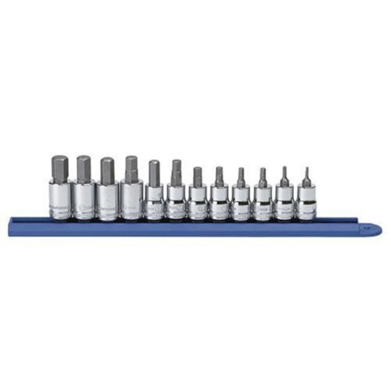 GearWrench 12-Piece 3/8 in. Drive Metric Hex Bit Socket Set - 80580