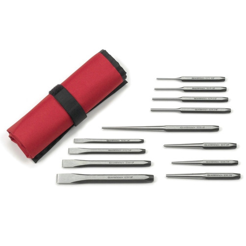 GearWrench 12-Piece Punch & Chisel Set - 82305