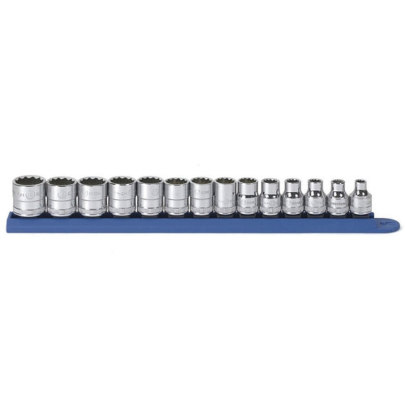 GearWrench 14-Piece 12-Point Standard Metric 3/8 in. Drive Socket Set - 80560