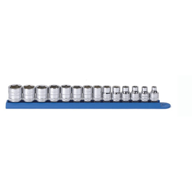 GearWrench 3/8 in. Dr. 6 pt. Metric Socket Set, 14 pc - 80552