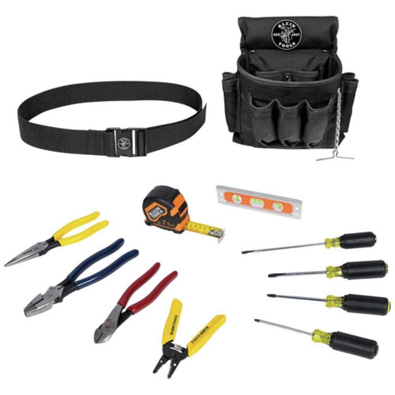 Klein Tools 12-Piece Electrician's Tool Kit - 92003
