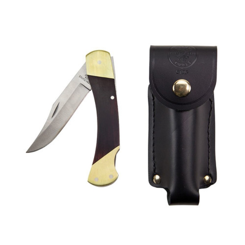 Klein Tools 3-3/8 in. Drop Point Blade Sportsman Knife - 44037