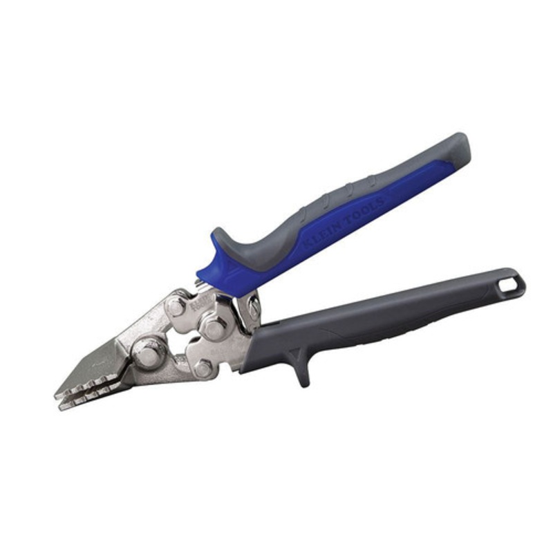 Klein Tools 3 in. Straight Hand Seamer - Blue/Gray Handle - 86522