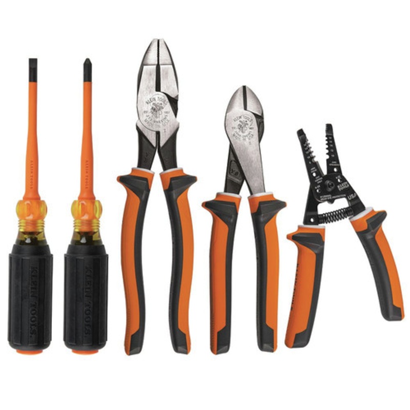 Klein Tools 5-Piece 1000V Insulated Tool Kit - 94130