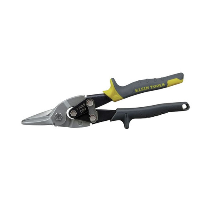 Klein Tools Straight Aviation Snips with Wire Cutter - 1202S