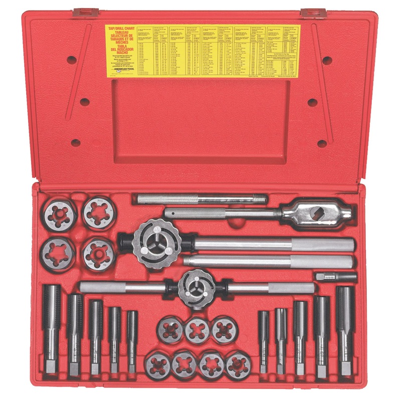 25 PIECE SAE LARGE TAP & DIE SET