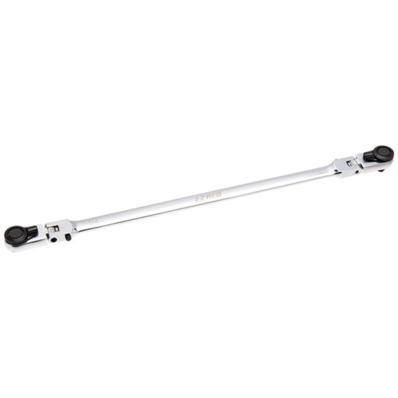 EZ Red 1/4 in. Flex-Head Quick Release Stick Ratchet - 4S12L