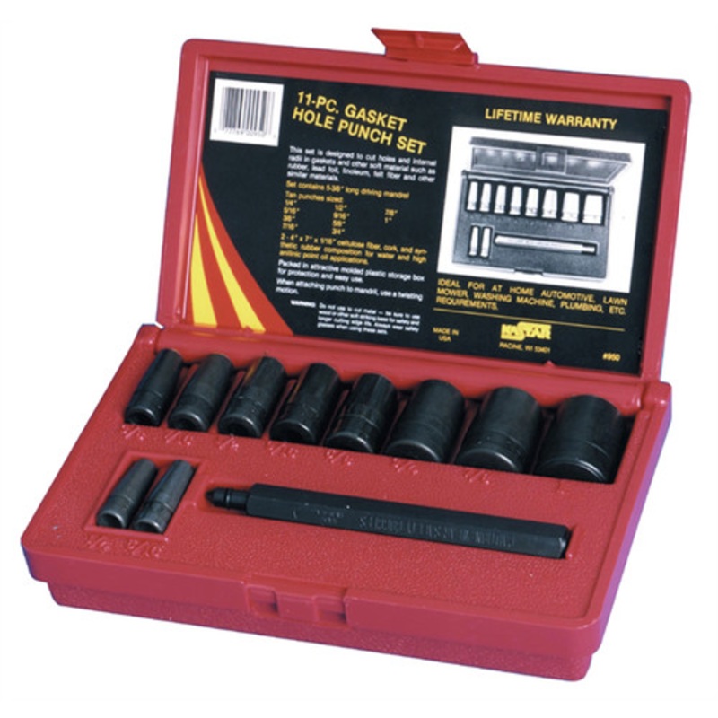 Kastar 11-Piece Gasket Hole Punch Set - 950