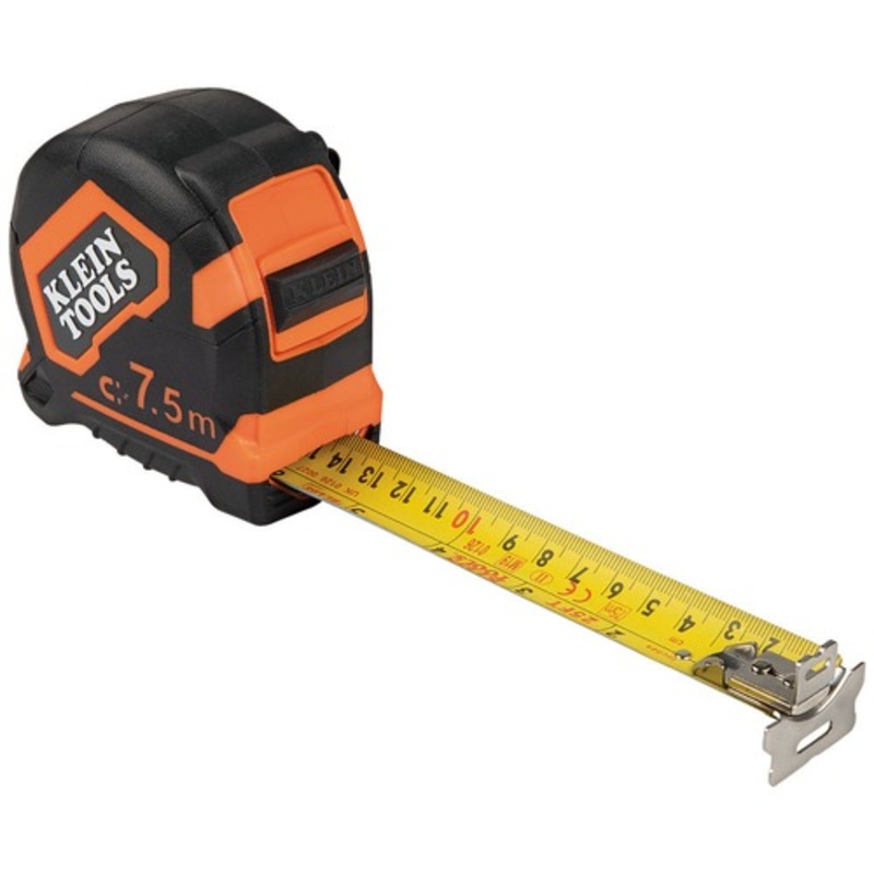 Klein Tools 7.5-Meter Magnetic Double-Hook Tape Measure - 9375
