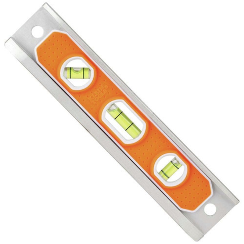 Klein Tools 9 in. Aluminum Magnetic Torpedo Level with 3 Vials - 935R