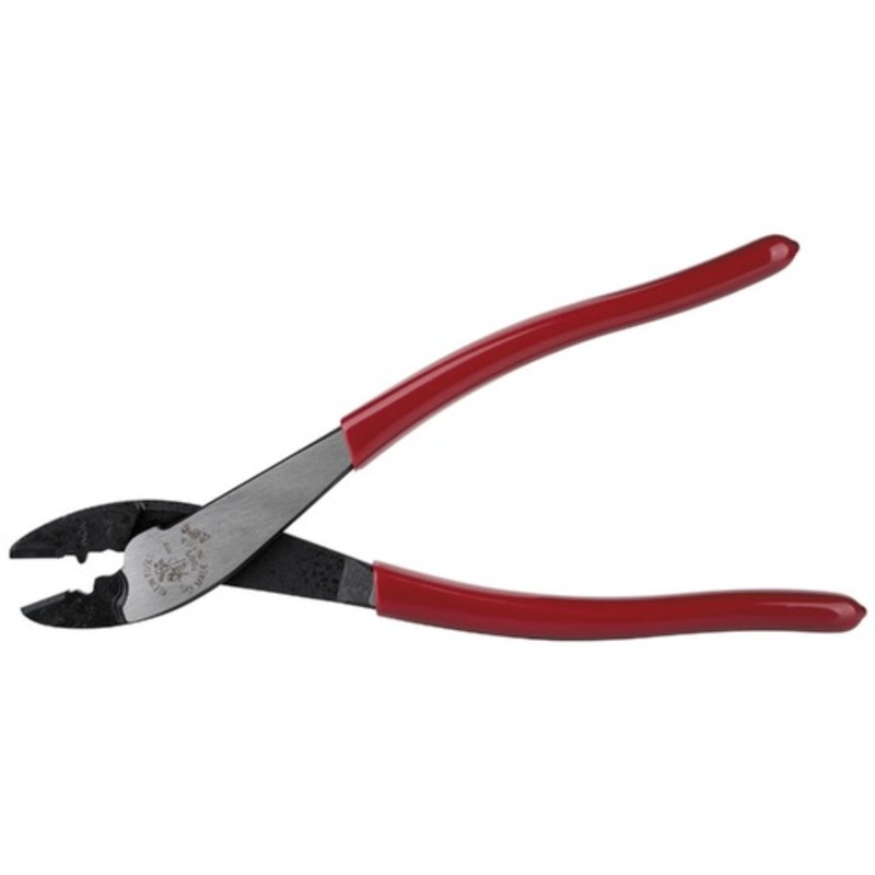Klein Tools Crimping and Cutting Tool for Connectors - Red - 1005
