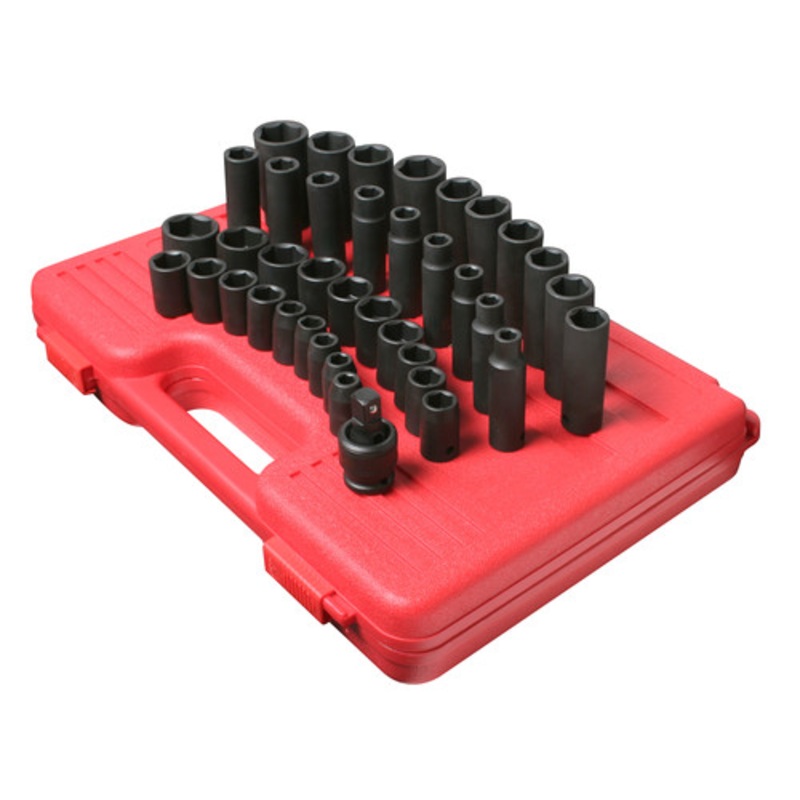 Sunex 39-Piece 1/2 in. Drive SAE Master Impact Socket Set - 2668