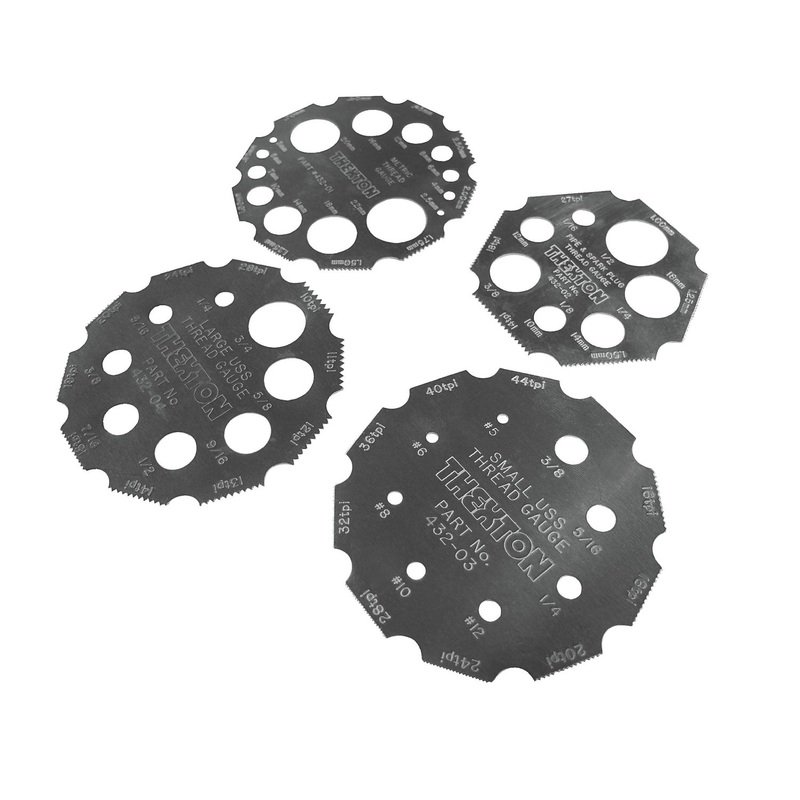4 PIECE UNIVERSAL THREAD GAUGE
