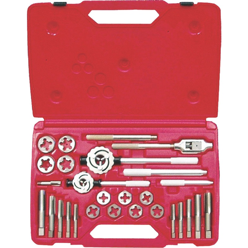 25 PIECE METRIC LARGE TAP & DIE SET