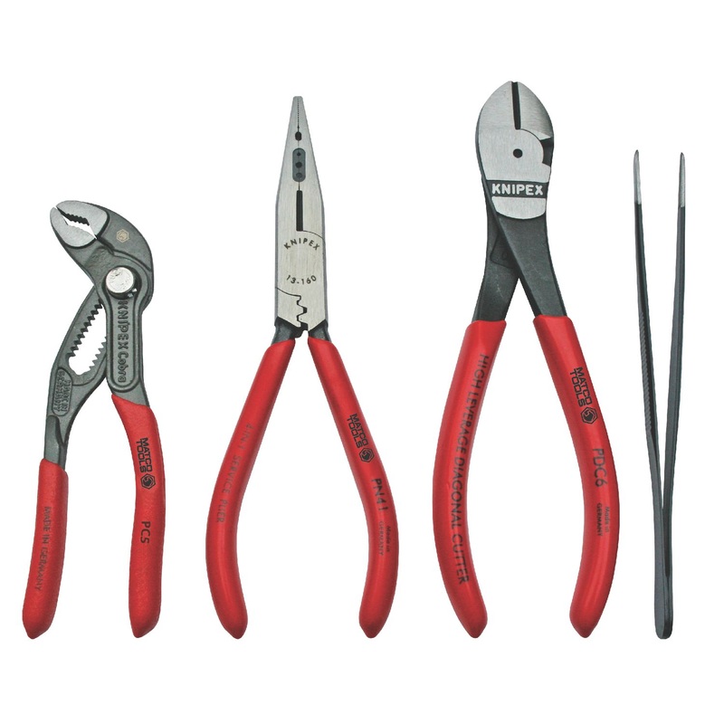 KNIPEX 4 PIECE PRECISION PLIERS SET