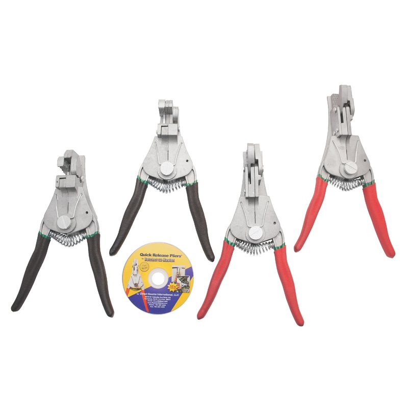 4 PIECE QUICK RELEASE PLIERS SET
