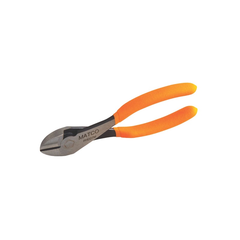 7" HEAVY-DUTY DIAGONAL CUTTERS - ORANGE