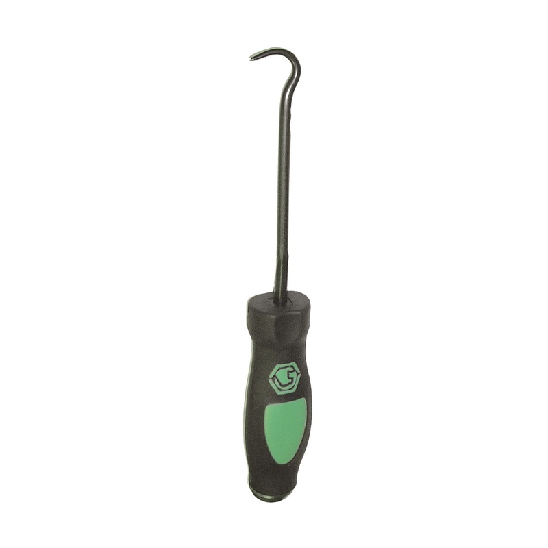 10" HEAVY DUTY CURVED HOOK - GREEN