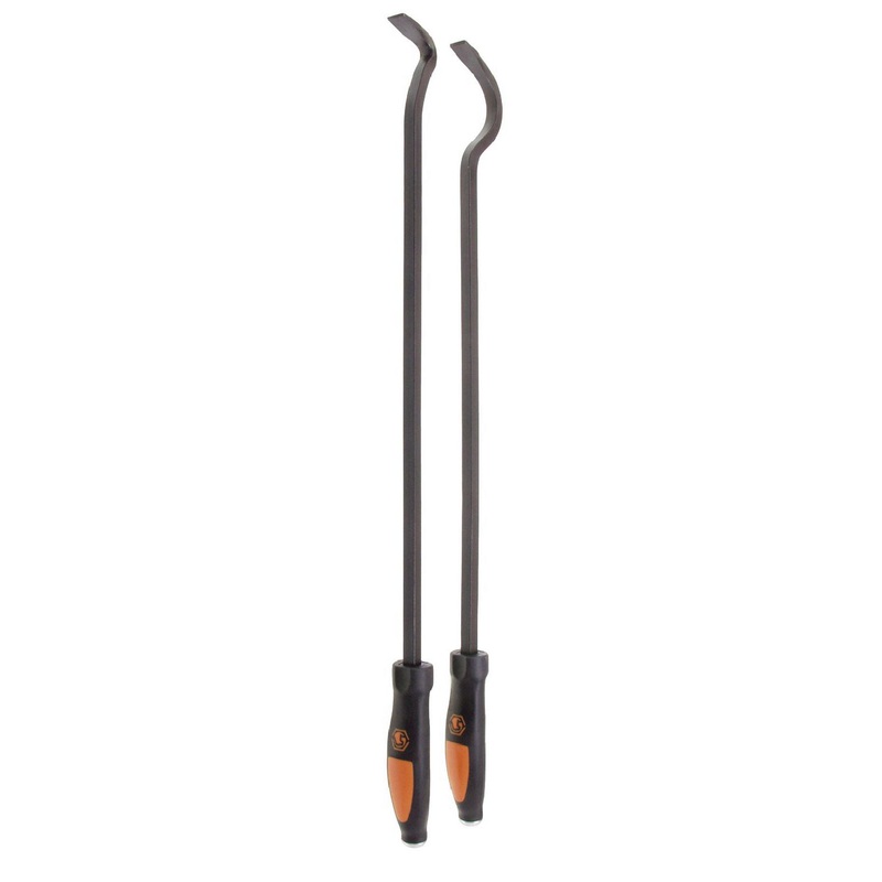 2 PIECE ORANGE SPECIALTY PRY BAR SET