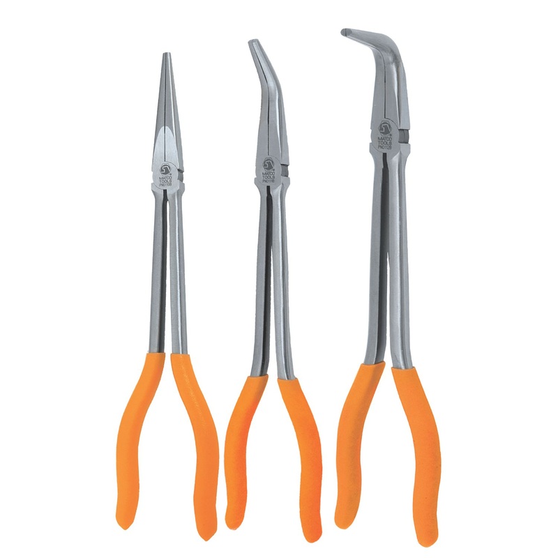 3 PC XL ORANGE PLIER SET
