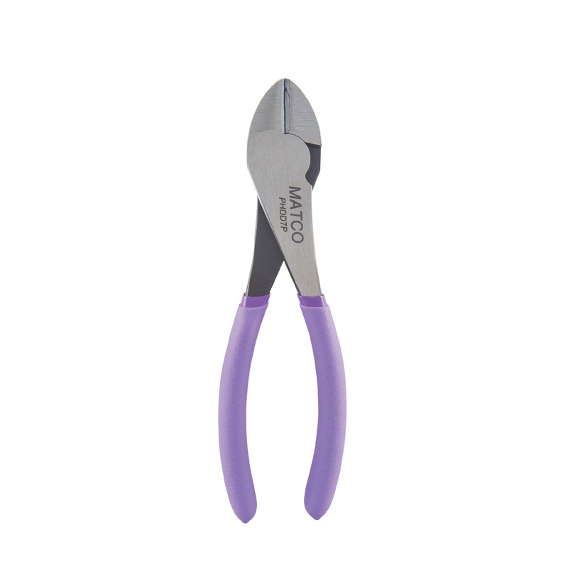 7" HEAVY-DUTY DIAGONAL CUTTERS - PURPLE