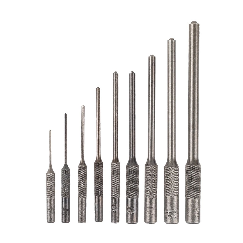 9 PIECE ROLL PIN PUNCH SET