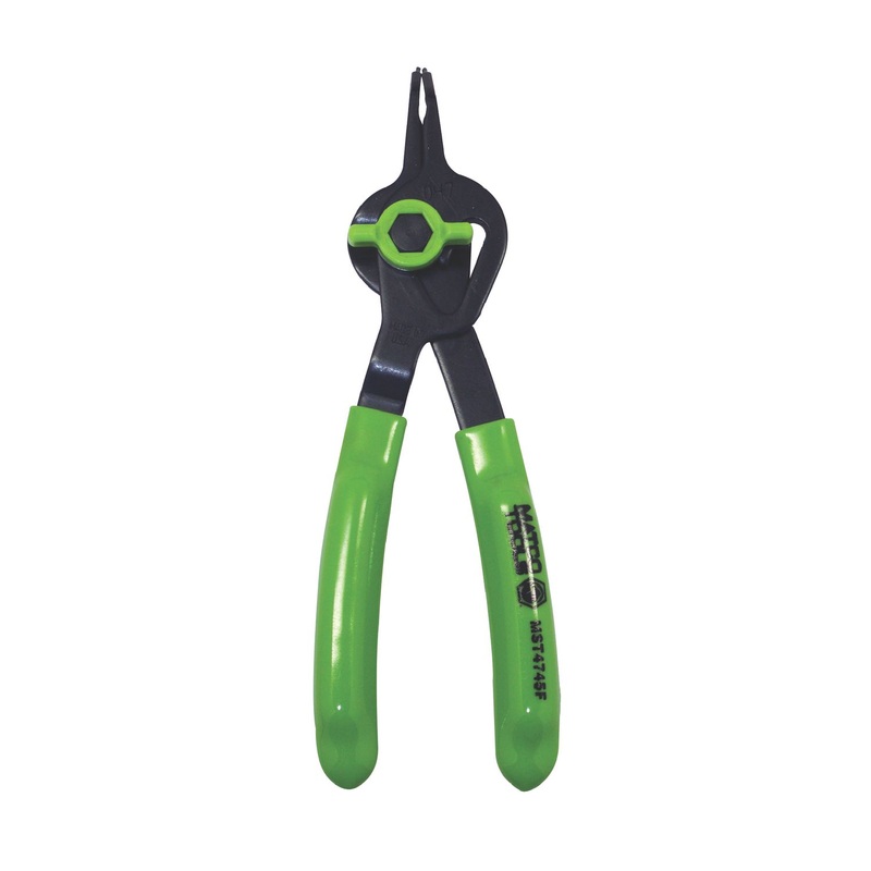 .047" CONVERTIBLE FIXED TIP FLUORESCENT SNAP RING PLIERS - 45
