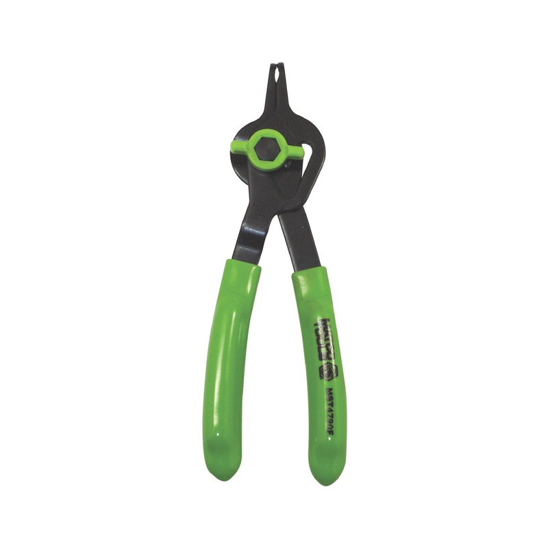 .047" CONVERTIBLE FIXED TIP FLUORESCENT SNAP RING PLIERS - 90