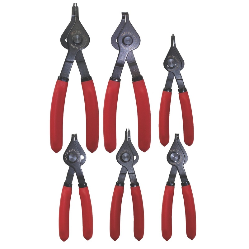 6 PIECE SNAP RING PLIERS SET