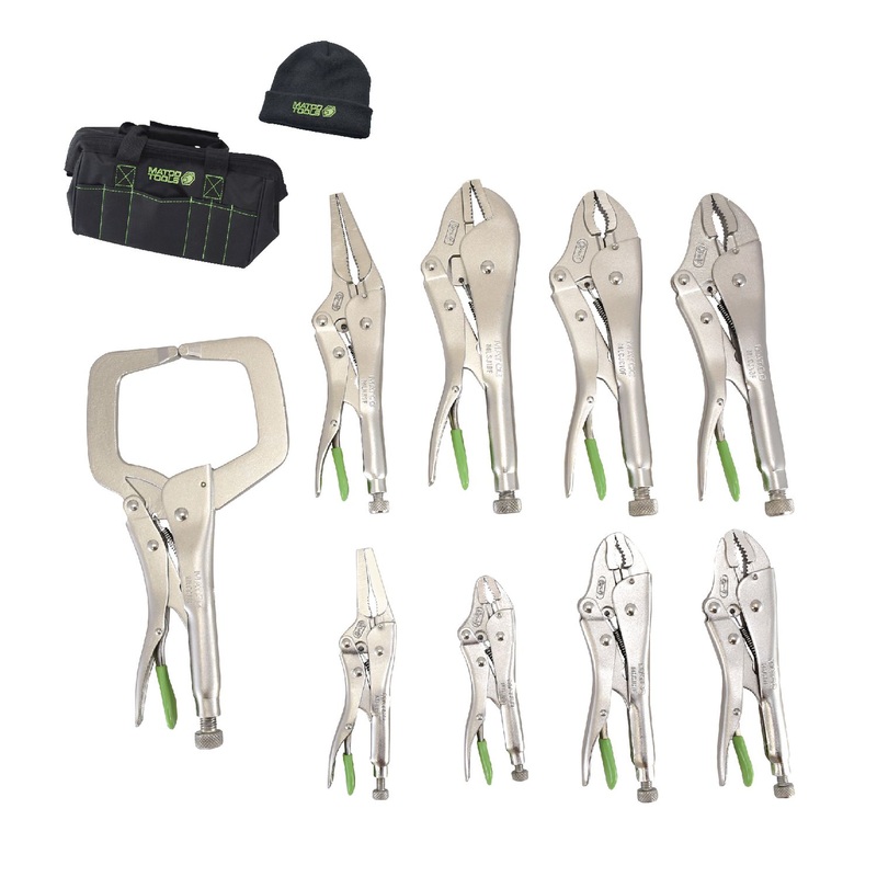 9 PIECE LOCKING PLIERS SET FLUORESCENT