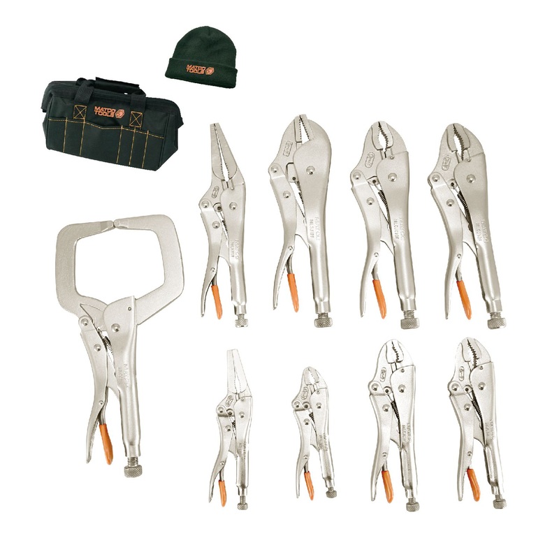 9 PIECE LOCKING PLIERS SET - ORANGE