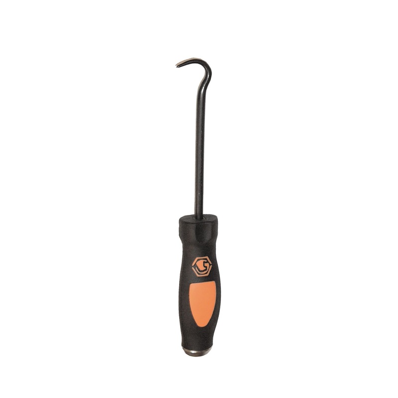 10" HEAVY DUTY CURVED HOOK - ORANGE