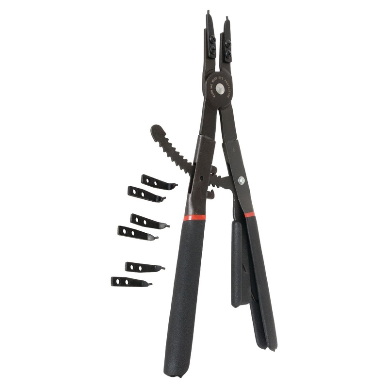 INTERNAL RATCHETING SNAP RING PLIERS