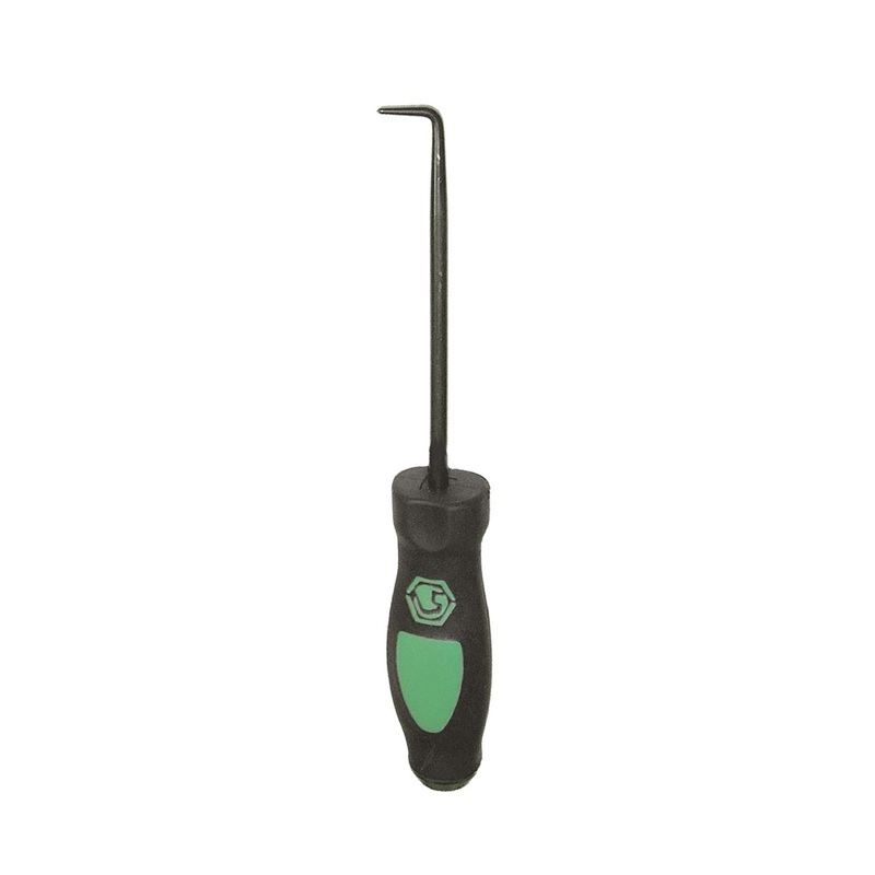 10" HEAVY DUTY 90 CURVED HOOK - GREEN