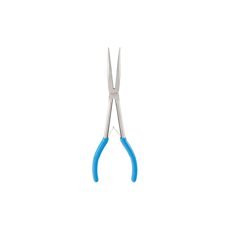 11" LONG NOSE STRAIGHT PLIERS - BLUE