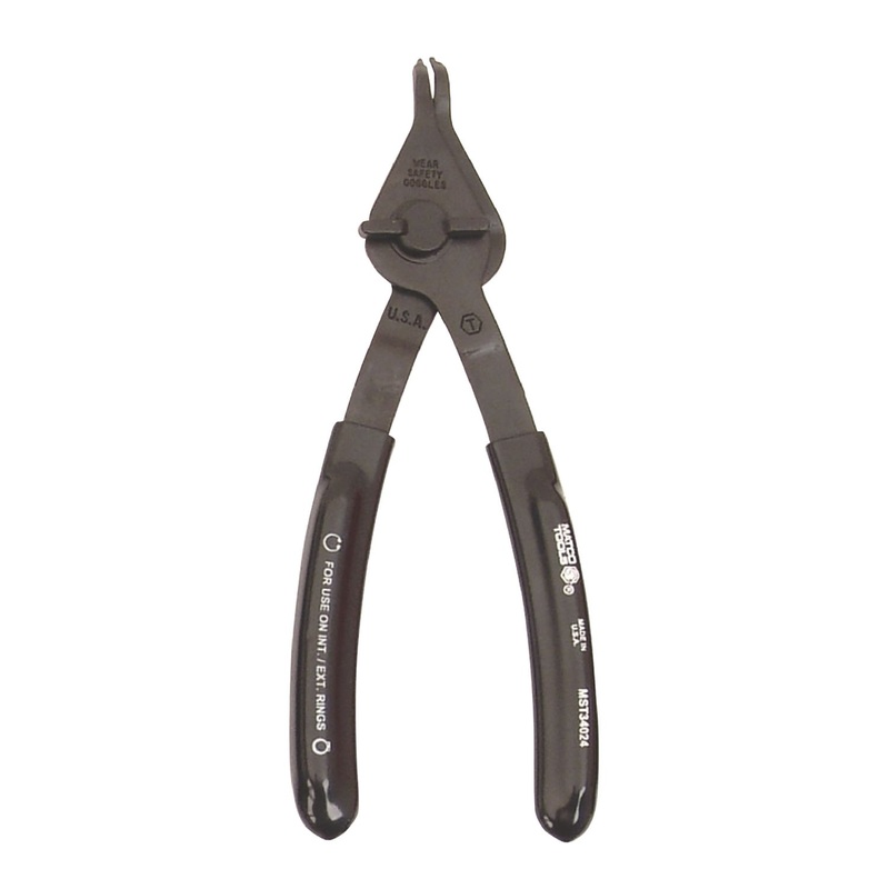 45 QUARTER TURN LARGE TIP RETAINING PLIERS