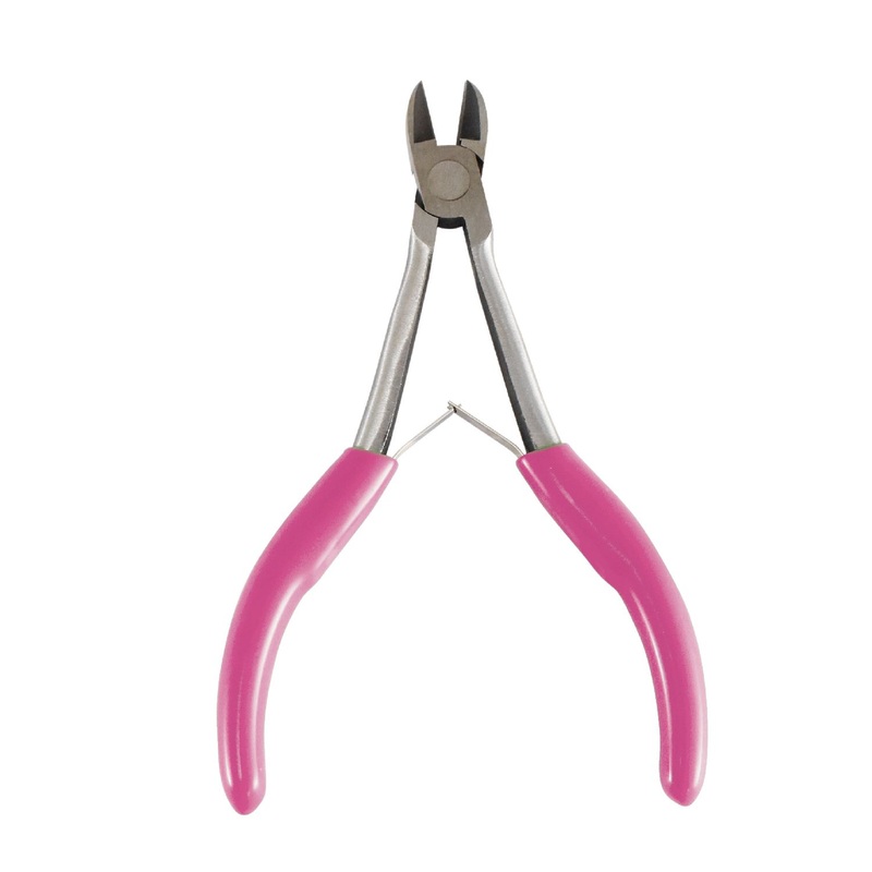 6" Diagonal Cutting Pliers - Pink