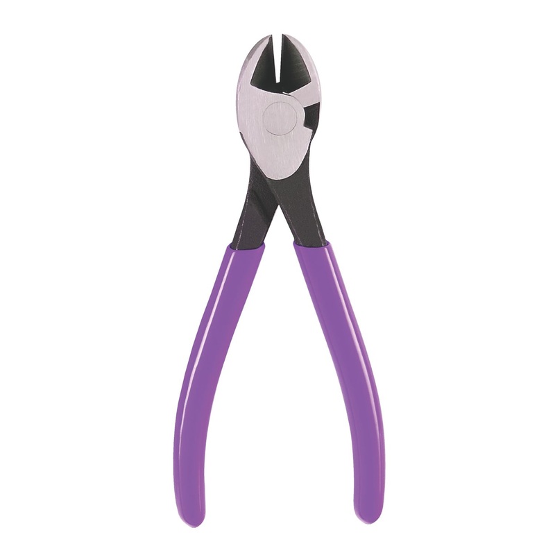 6" DIAGONAL CUTTING PLIERS PURPLE