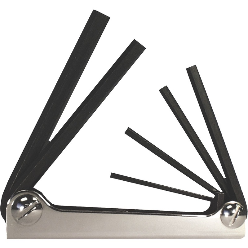 6 PIECE 3-10MM FOLDING HEX KEY SET