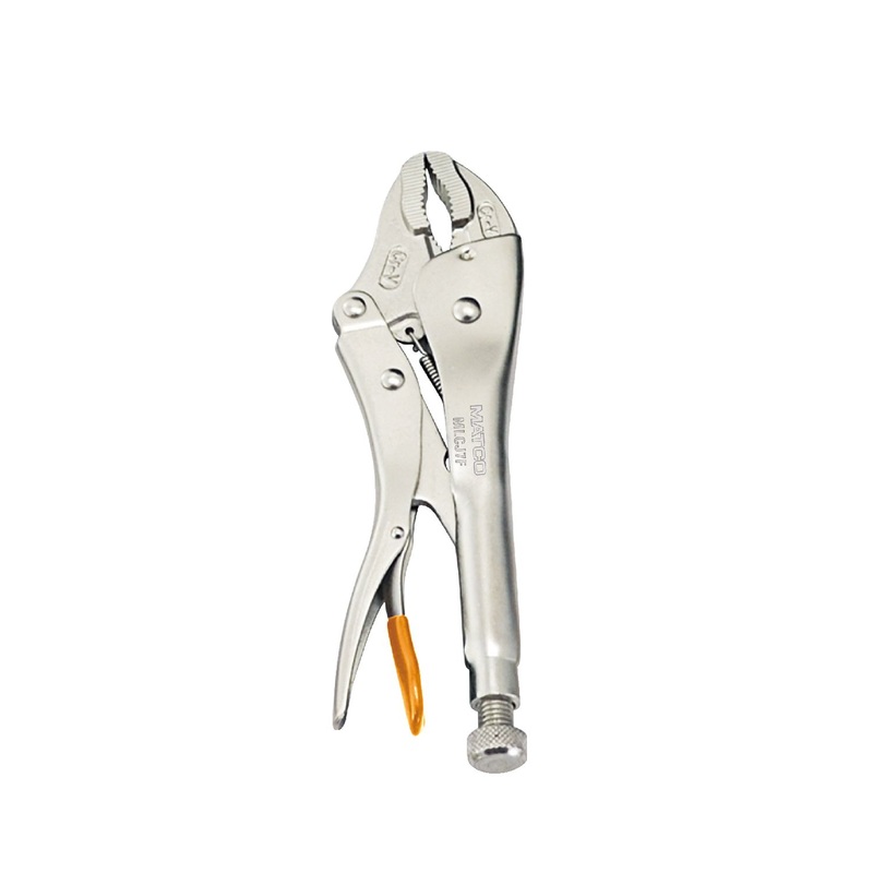 7" STRAIGHT JAW LOCKING PLIERS ORANGE