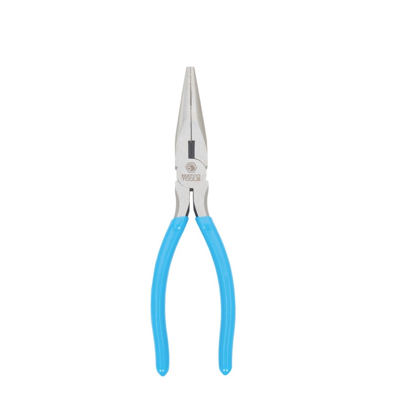 8" LONG NOSE PLIER - BLUE