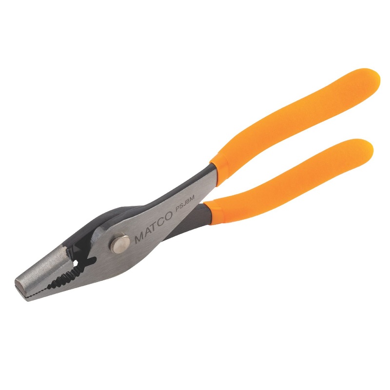 8" SLIP JOINT PLIERS - ORANGE