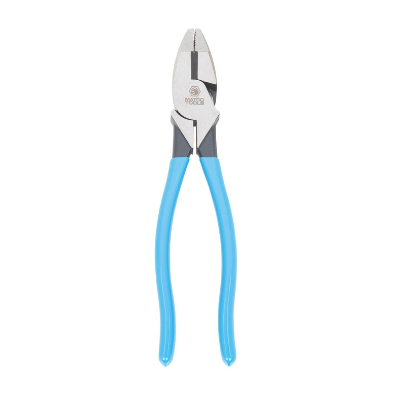 9" LINESMAN PLIER - BLUE
