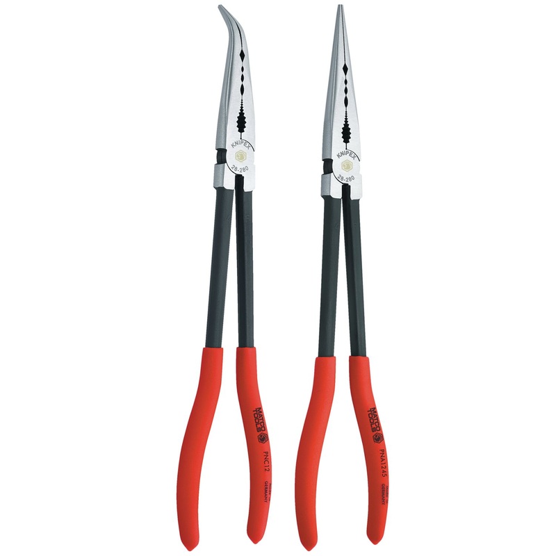 KNIPEX 2 PIECE LONG REACH LONG NOSE PLIERS SET