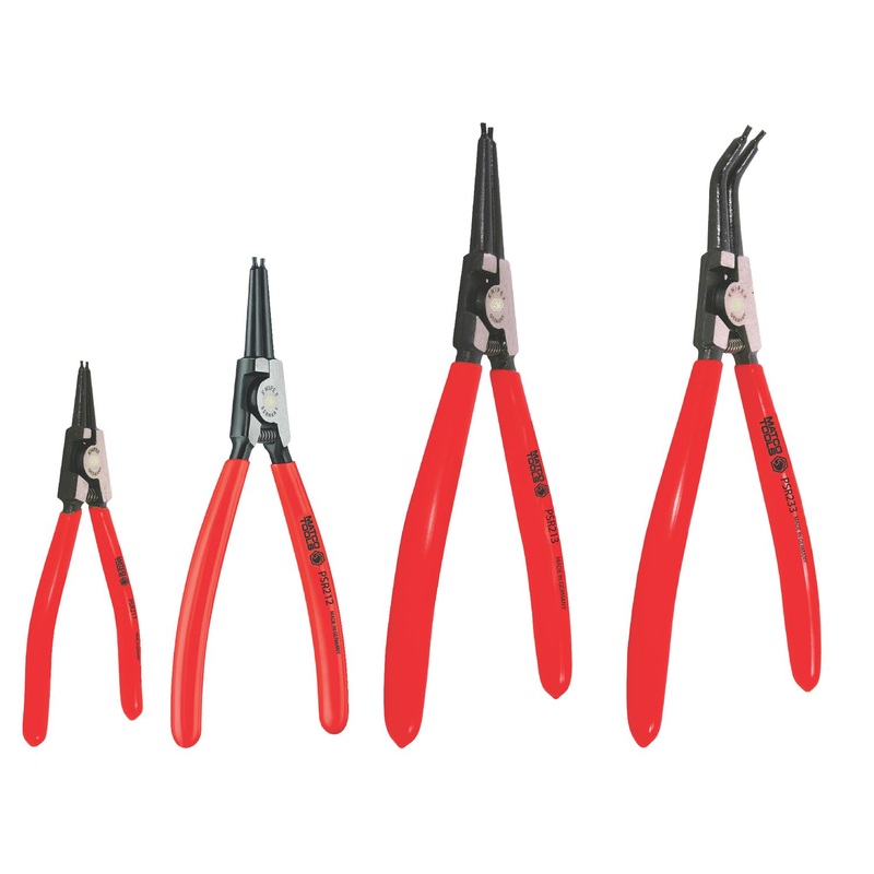 KNIPEX 4 PIECE EXTERNAL SNAP RING PLIERS SET